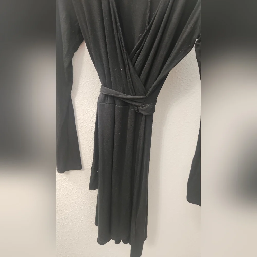 Express Black Long Sleeve Dress